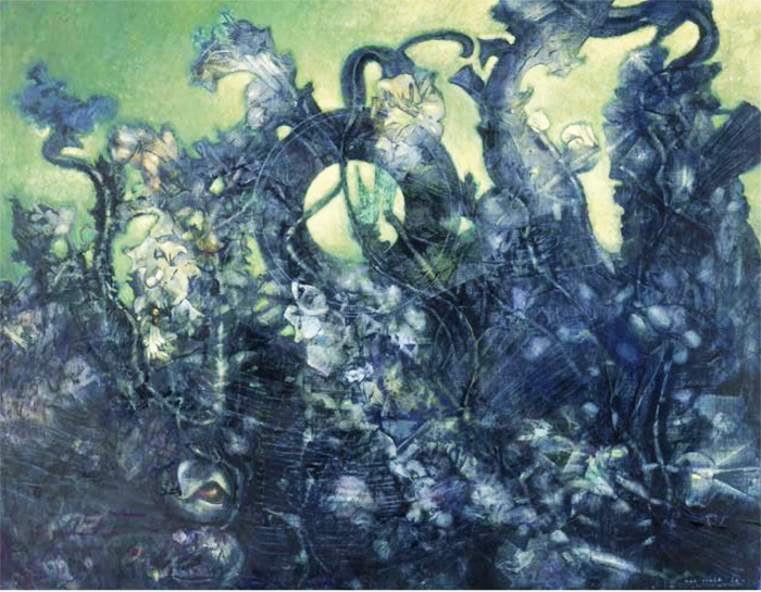 Max Ernst, La Dernière forêt, 1960-1970, Musée National  d’Art Moderne