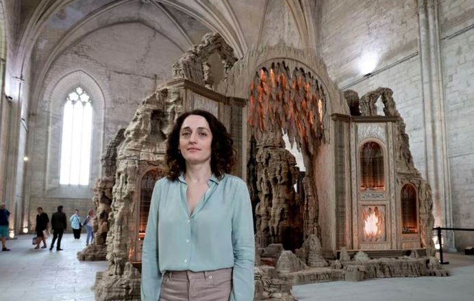Eva Jospin au Palais des Papes, Avignon